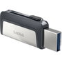 SanDisk Ultra Dual Drive USB 64 GB USB Type-C / USB Type-A Negro, Plata